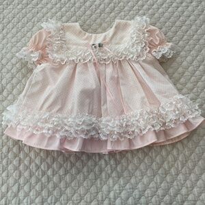 Vintage Bryan Frilly Pink Dress